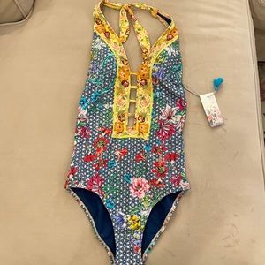 Johnny Was Seaton One Piece Swimsuit NWT Size S